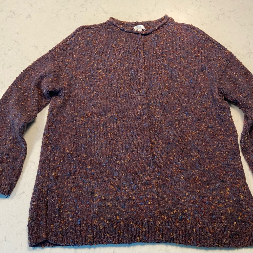 J. Jill Multicolor Textured Sweater